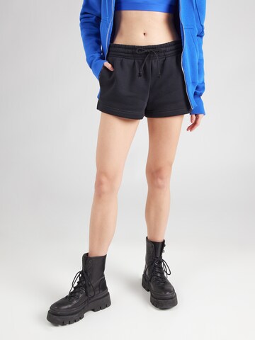 Nike Sportswearregular Hlače 'PHNX FLC' - crna boja: prednji dio