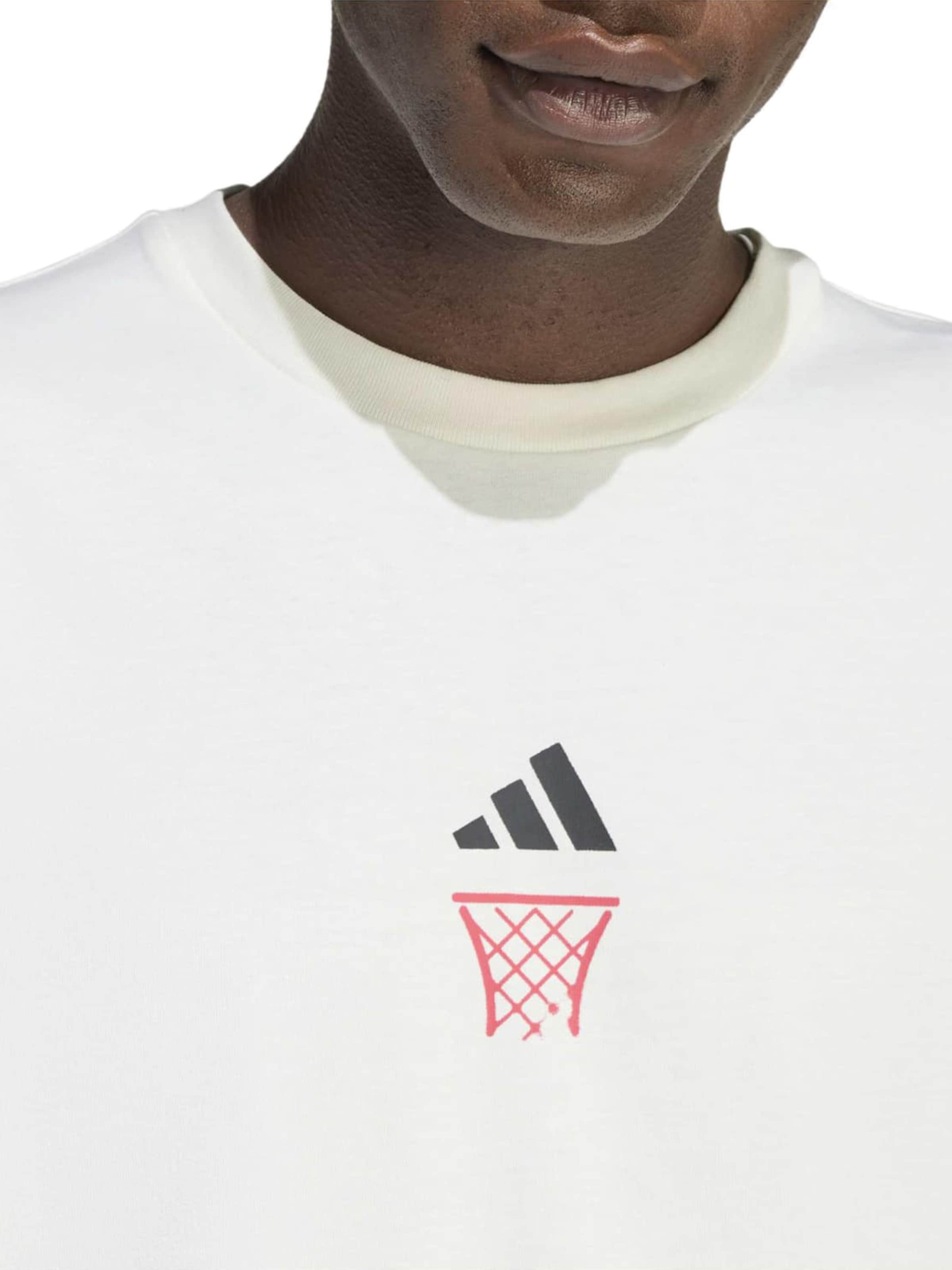 ADIDAS SPORTSWEAR Funktionsskjorte 'ANX' i hvid