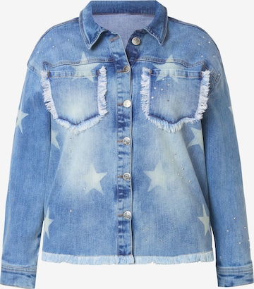 Angel of Style Tussenjas in Blauw: voorkant