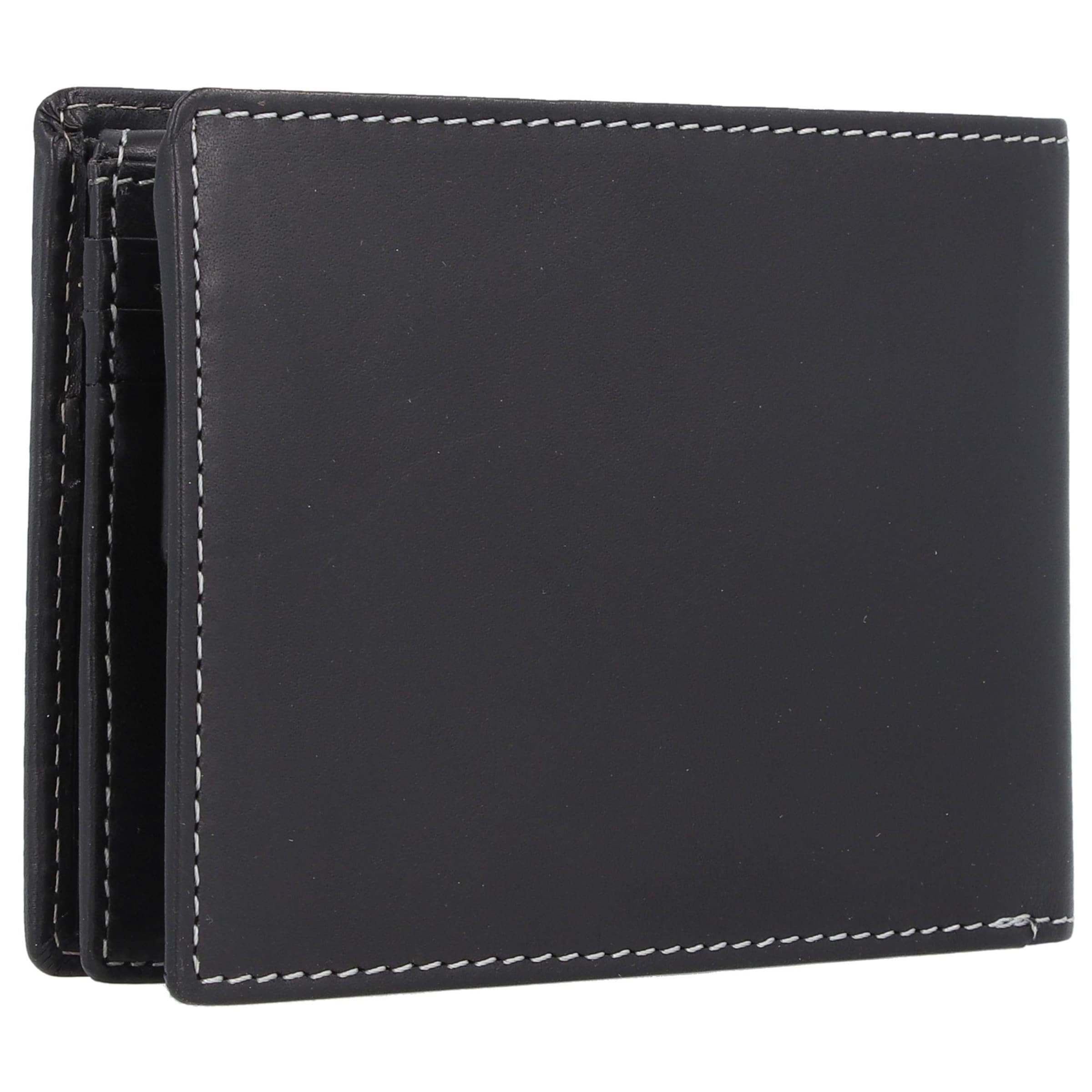 Esquire Portemonnaie 'Dallas' in Schwarz