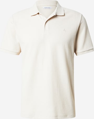 JACK & JONES Poloshirt 'JJEAustin' in Beige: Vorderseite