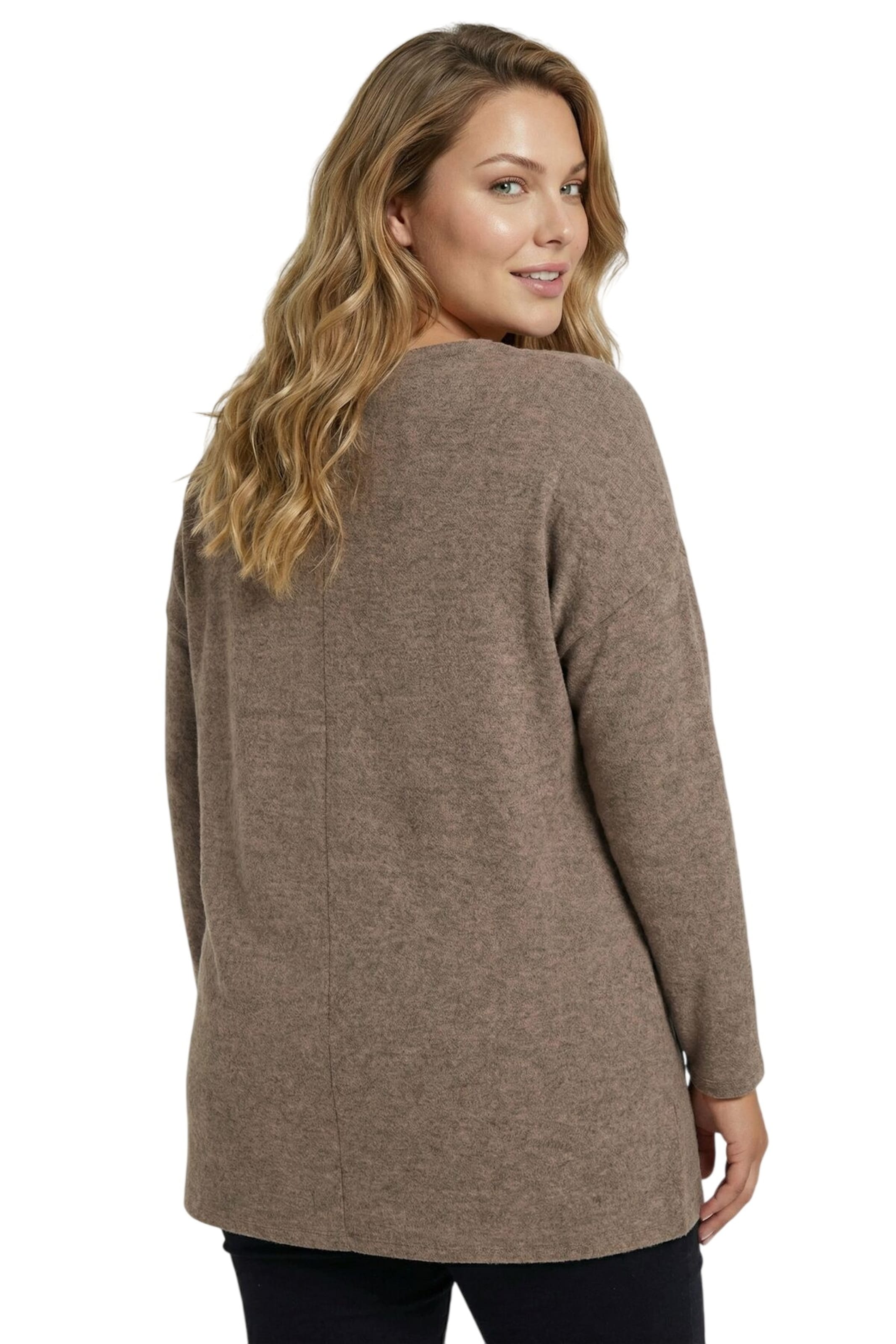 Stil Diva Pullover in Braun