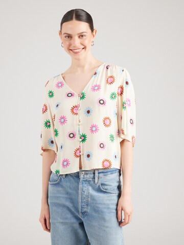 Camicia da donna 'Starlet' di Fabienne Chapot in beige: frontale