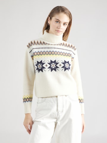 Pull-over UNITED COLORS OF BENETTON en beige : devant