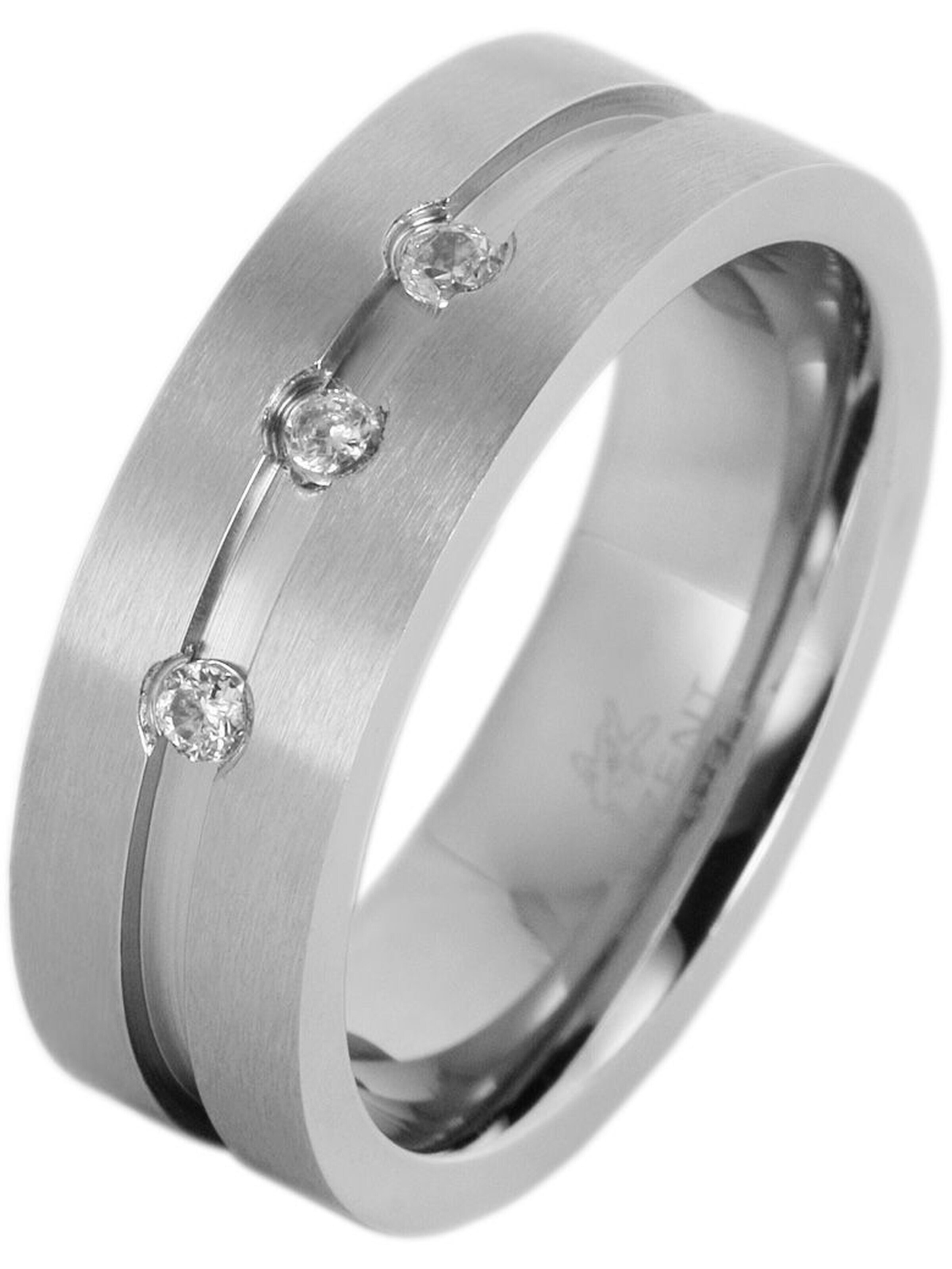 Akzent Ring 'Lacey, langlebig' in Silver
