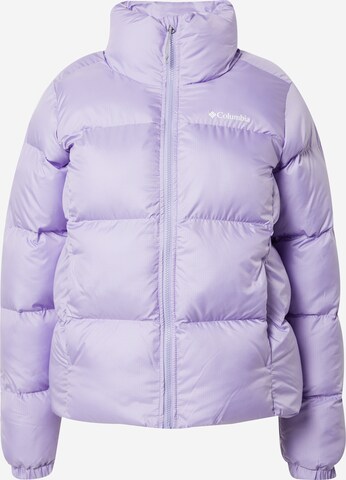 COLUMBIA Outdoor Jacket 'Puffect' in Purple: front