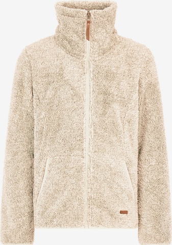 PROTEST Fleece jas 'Riri JR' in Wit: voorkant