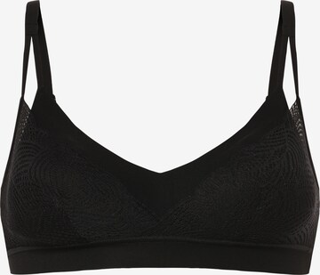 Bustier Soutien-gorge Chantelle en noir : devant