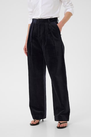 Wide Leg Pantalon à pince 'ToriIW' InWear en bleu : devant