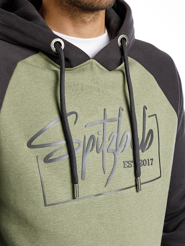 Sweat-shirt 'Raglan Street' SPITZBUB en vert