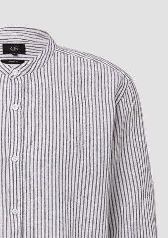QS Regular Fit Hemd in Schwarz