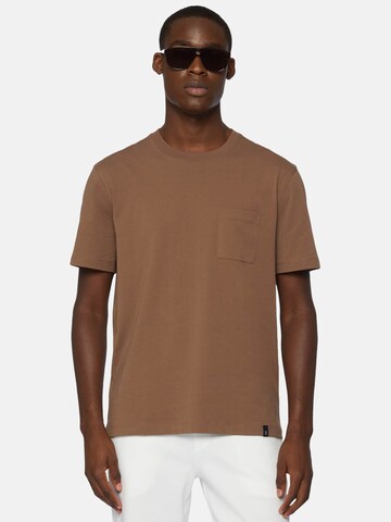 T-Shirt 'Australian' Boggi Milano en marron : devant