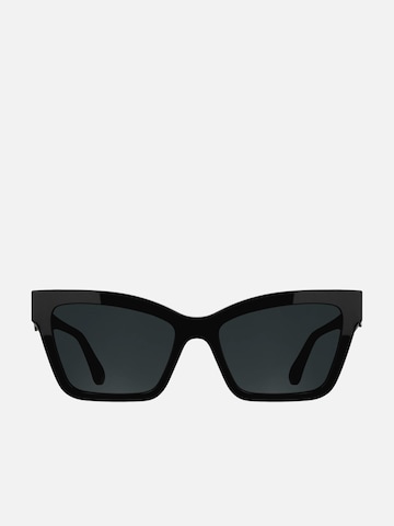 Karl Lagerfeld Sonnenbrille in Schwarz: Vorderseite