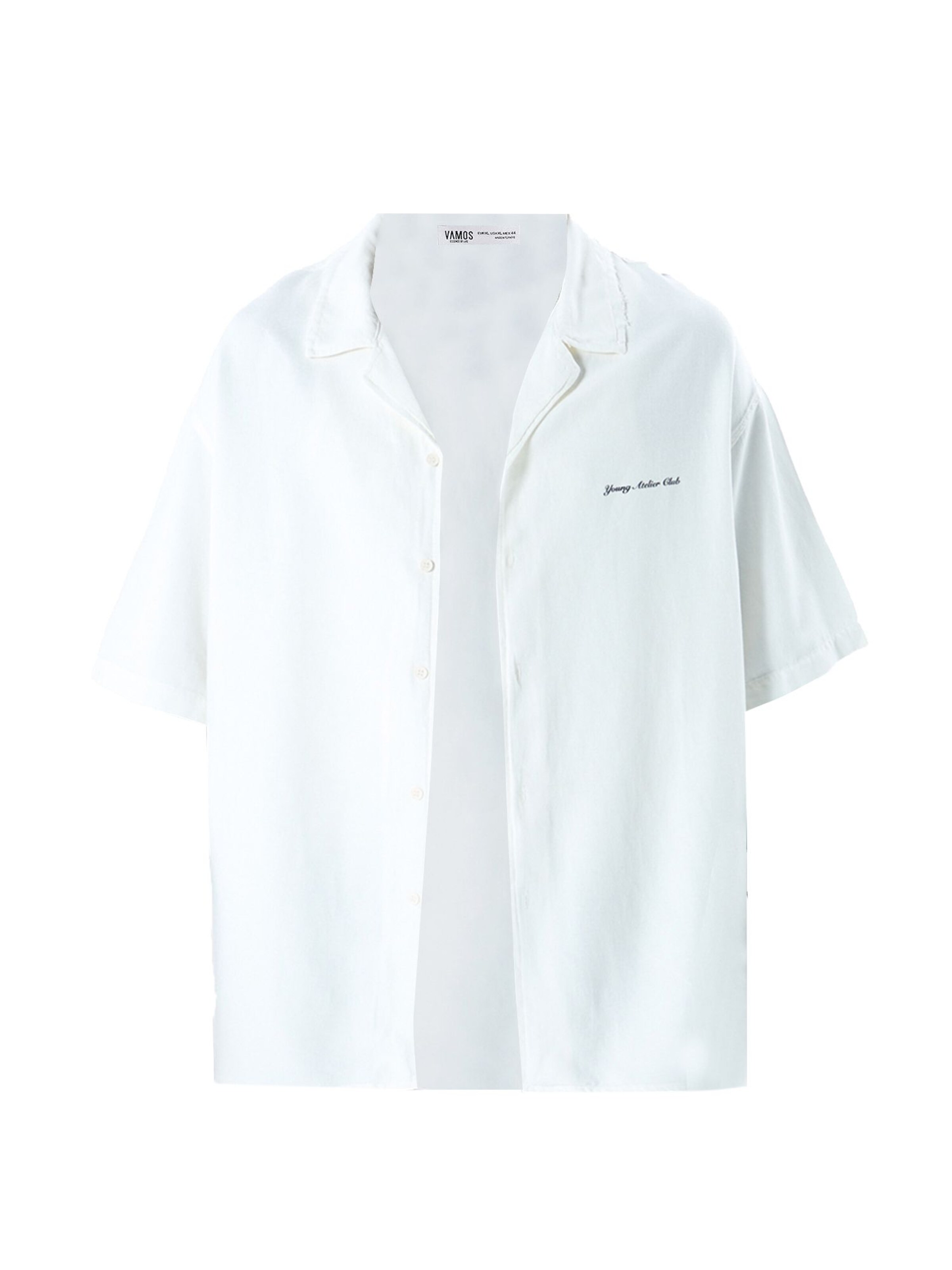 VAMOS CLO Comfort Fit Πουκάμισο σε λευκό: μπροστά