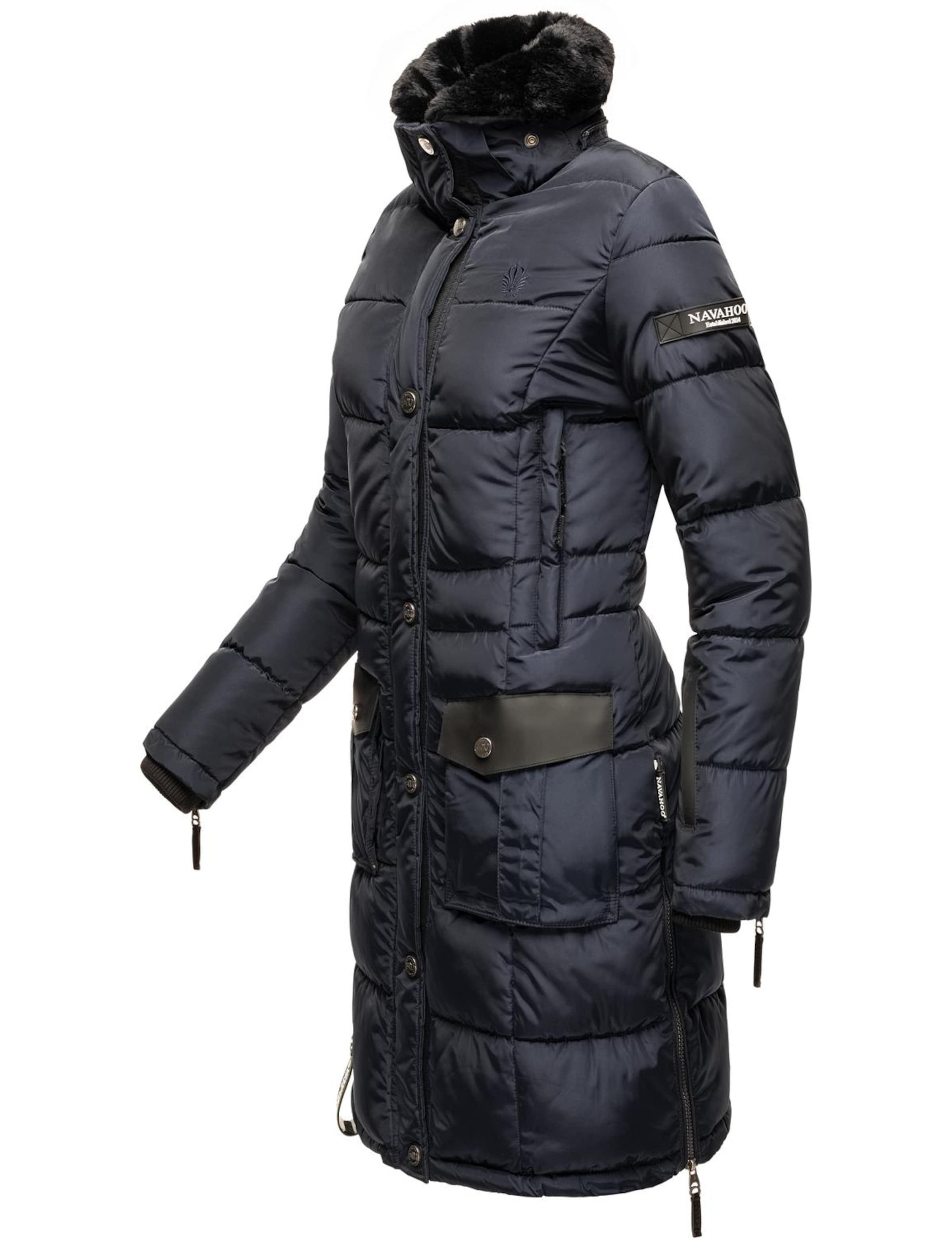 NAVAHOO Зимнее пальто 'Sinja' в Синий