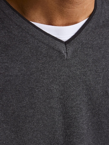 JACK & JONES Sweater 'Tons' in Grey