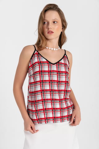 Haut Jimmy Sanders en rouge : devant