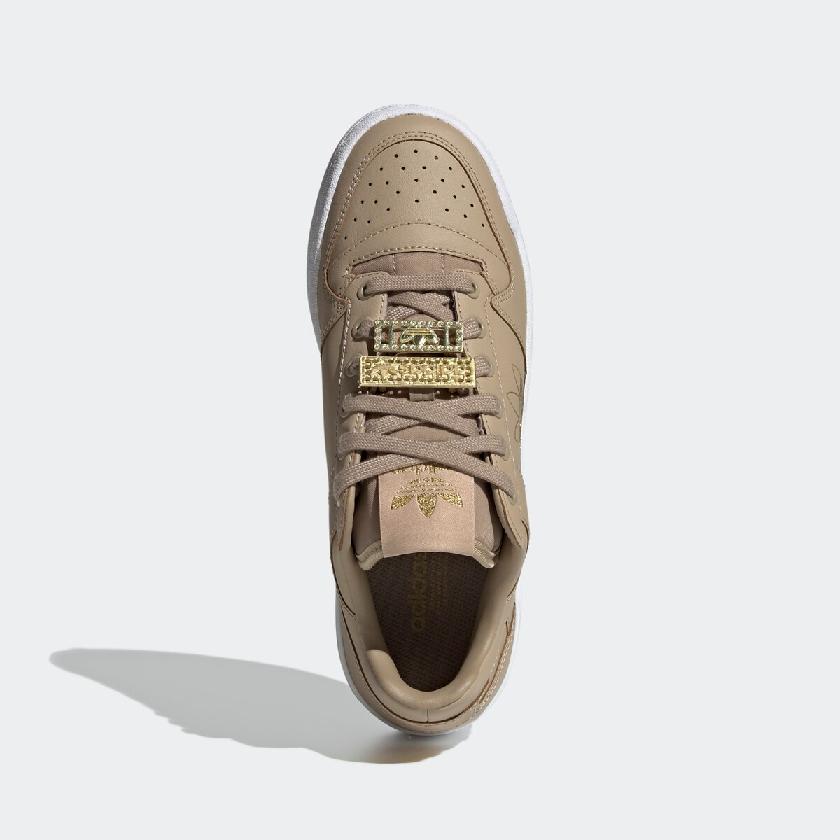 adidas forum bold beige gold