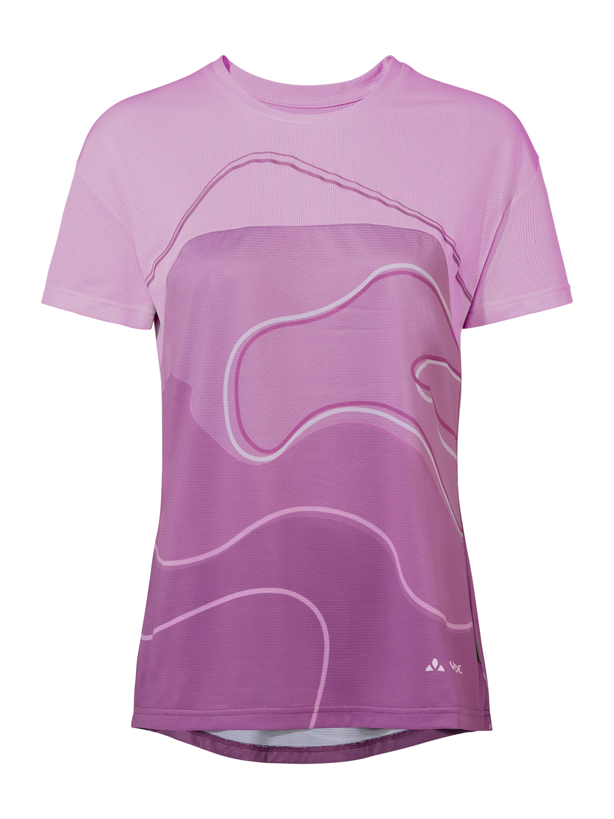 VAUDE Functioneel shirt 'Moab' in Lila: voorkant