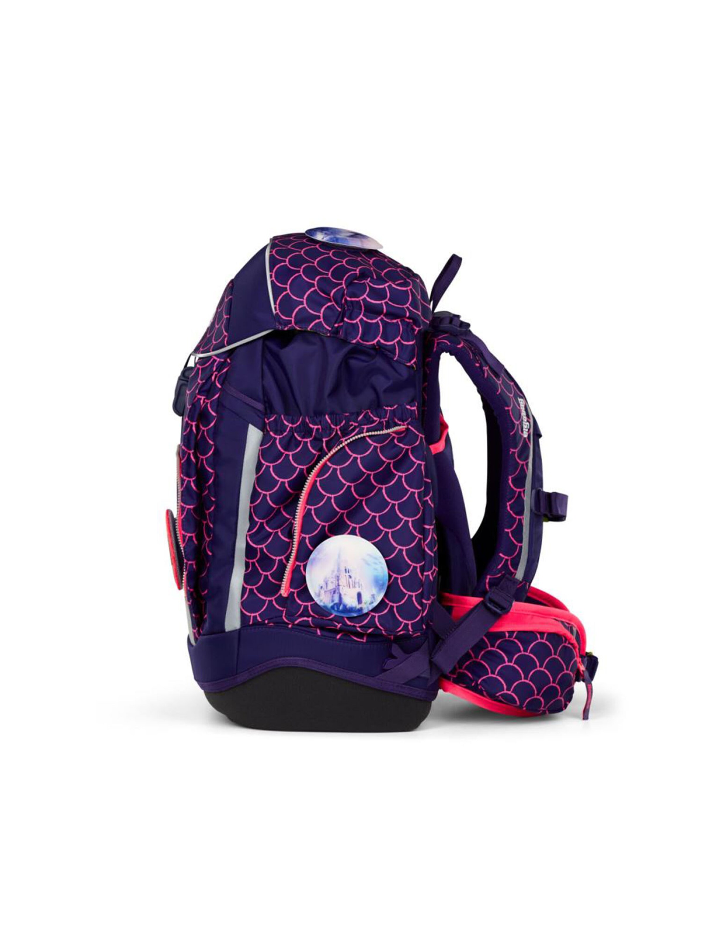 ergobag Backpack 'Maxi Schulrucksack Set 6tlg.' in Blue