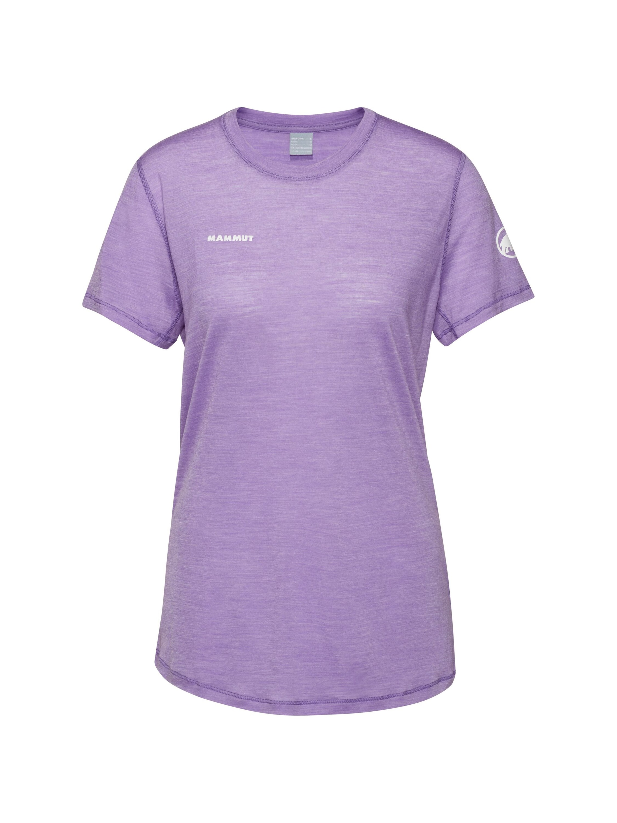 MAMMUT Funktionsshirt 'Tree' in Lila: Vorderseite