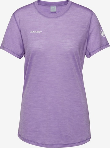 MAMMUT Funktionsshirt 'Tree' in Lila: Vorderseite