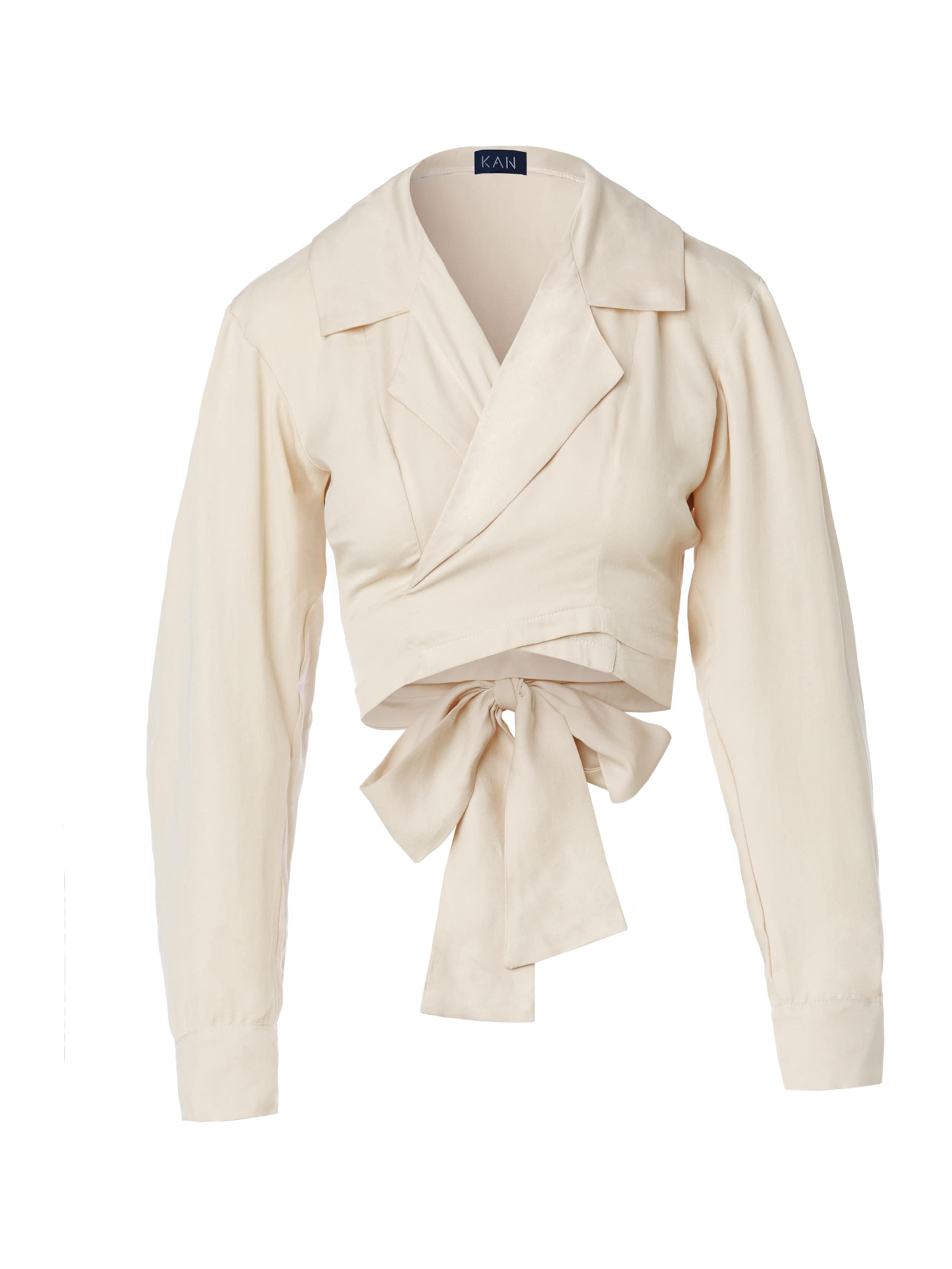 KAN Blouse 'TRUFFLE' in Grey: front