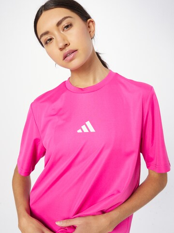 ADIDAS SPORTSWEAR Performance Shirt 'Court Graphic' in Pink