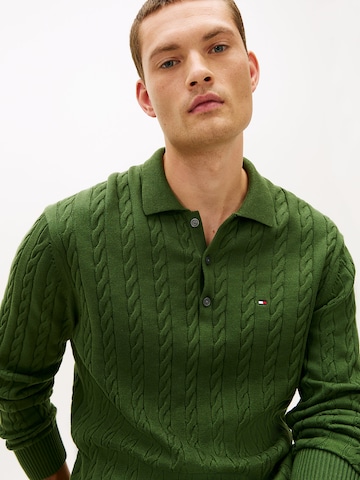 TOMMY HILFIGER Pullover in Grün