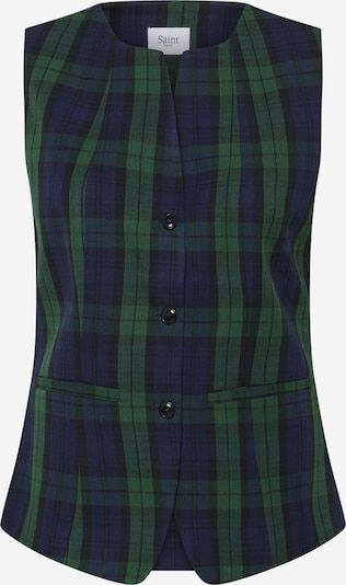 SAINT TROPEZ Vest 'MadonnaSZ' i M i navy / smaragd / grøn-meleret, Produktvisning
