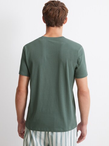 Marc O'Polo Pyjama kort ' Mix & Match Cotton ' in Groen