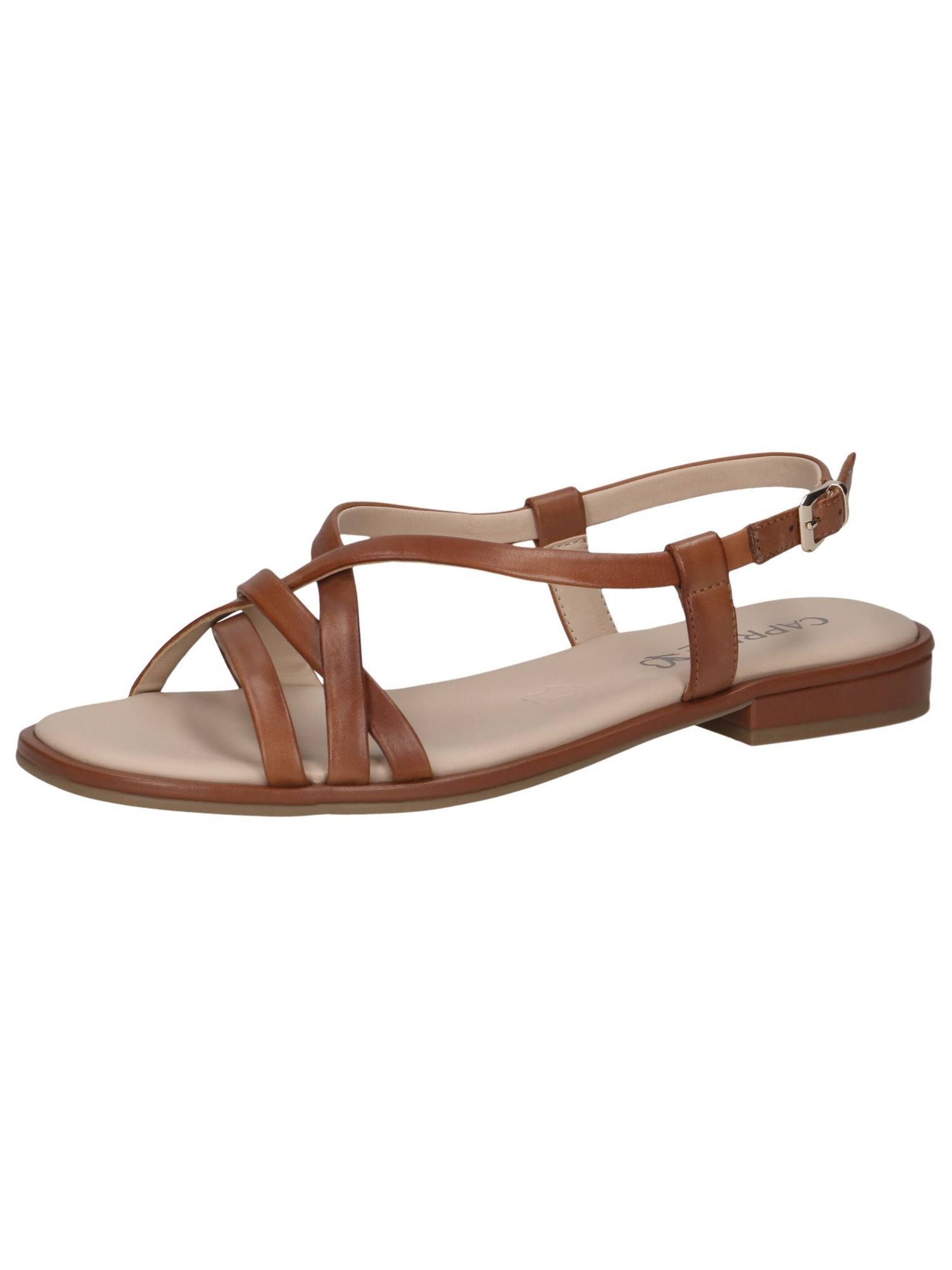 CAPRICE Strap Sandals in Brown: front