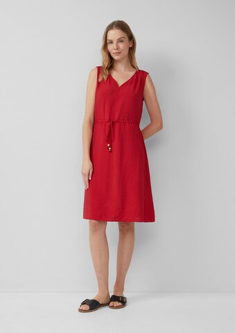Robe s.Oliver en rouge : devant