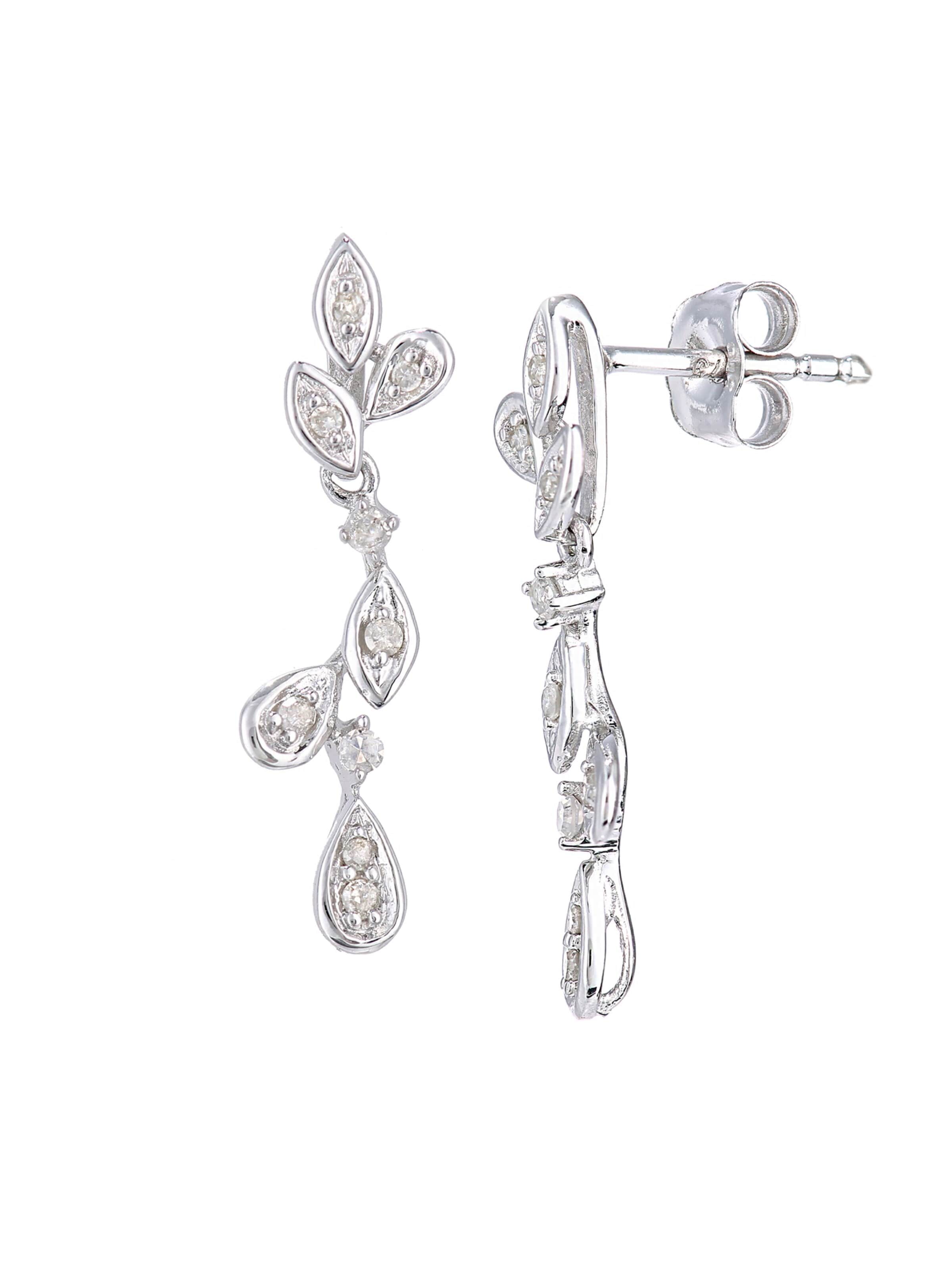 DIAMANT LETERNEL Earrings in One size in Silver, Item view