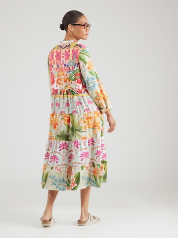 miss goodlife Φόρεμα 'Mosaic Flowers' σε μπλε