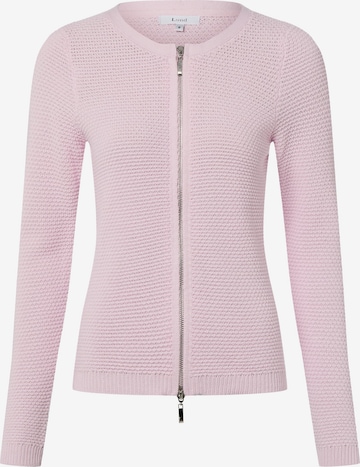 Marie Lund Strickjacke in Lila: Vorderseite