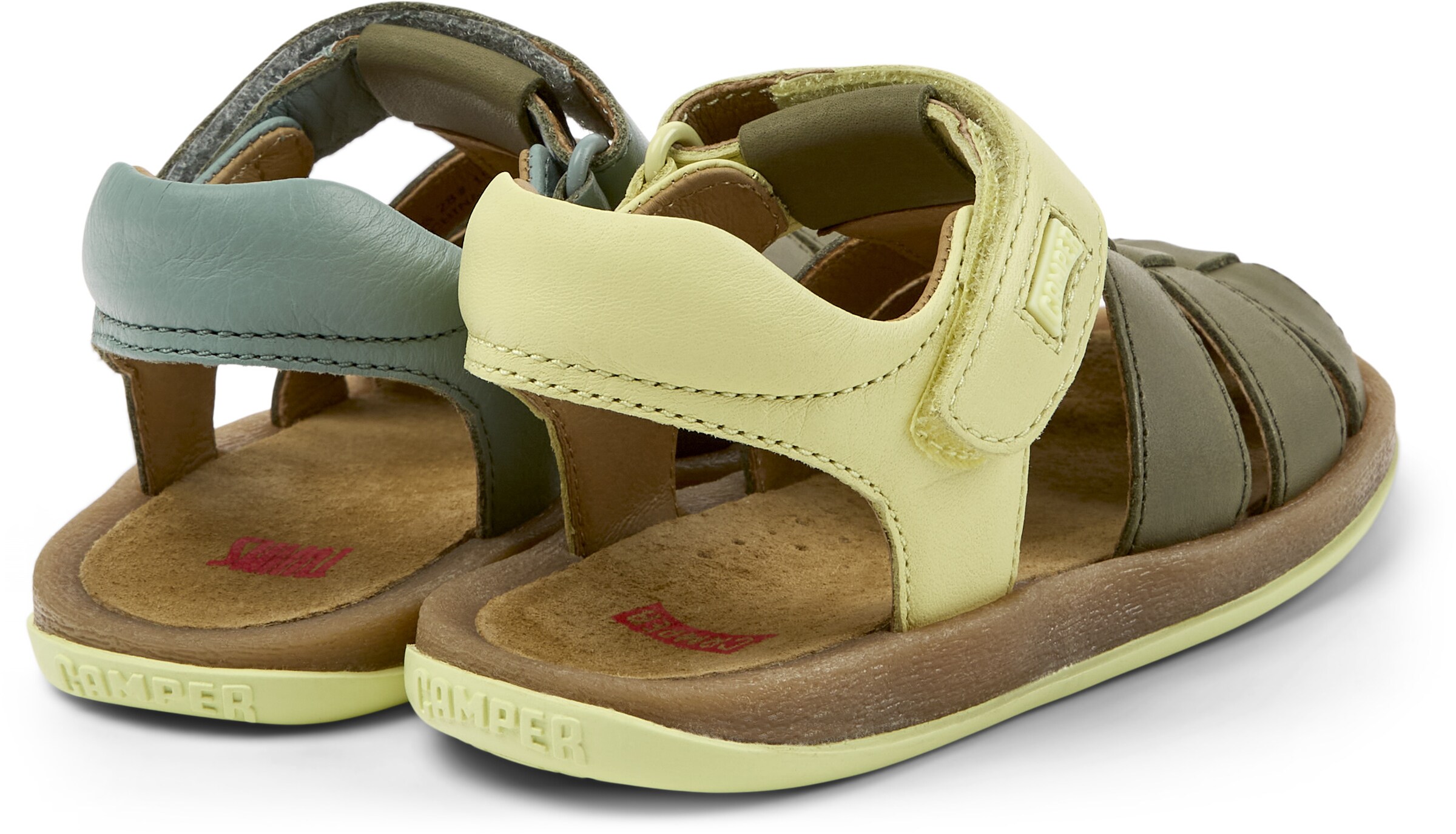 Calzatura aperta 'Bicho' di CAMPER in verde