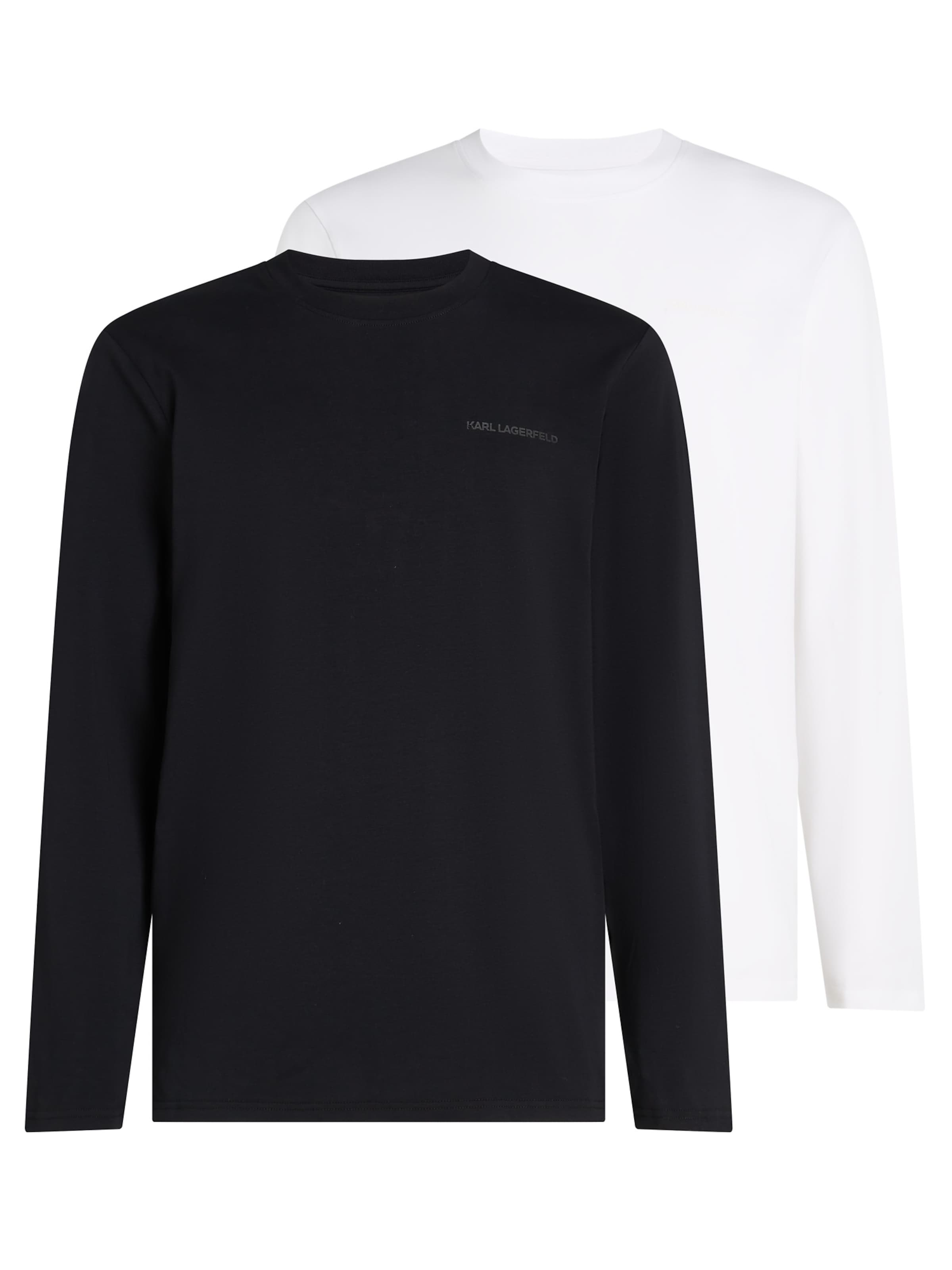 Tricou de la Karl Lagerfeld pe negru: față