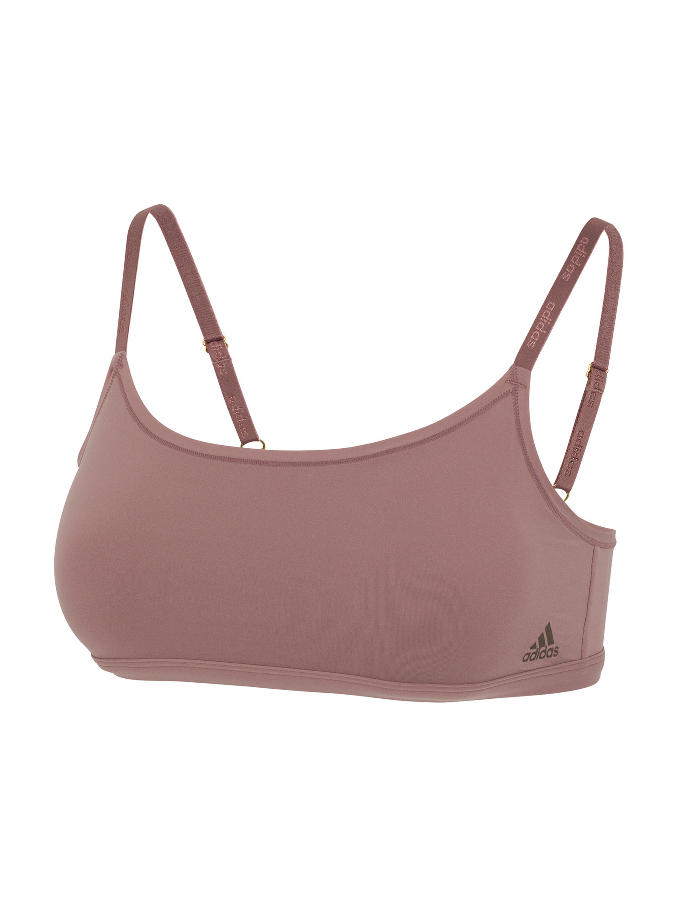 Bustier Soutien-gorge ' Scoop Bralette - Sport Active Micro Body Fit ' ADIDAS SPORTSWEAR en rose : devant