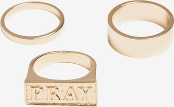 Bague 'Pray' Mister Tee en or : devant