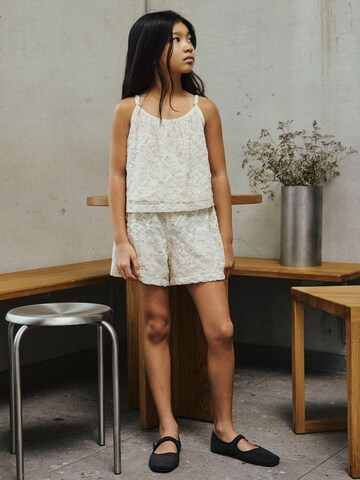 NAME IT regular Bukser i hvid: forside