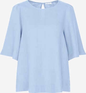 Chemisier 'Schwarze Rose' SEIDENSTICKER en bleu : devant