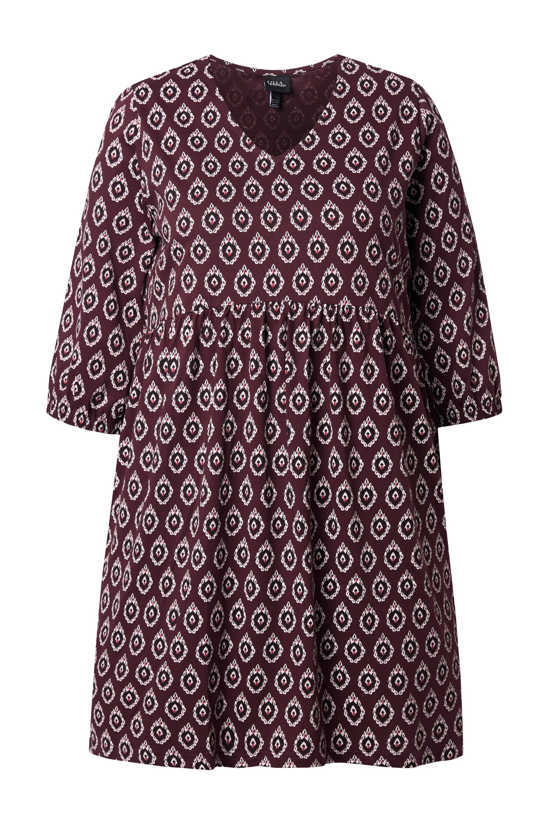 Ulla Popken Kleid in pflaume, Produktansicht