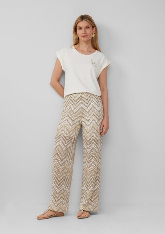 T-shirt s.Oliver BLACK LABEL en beige