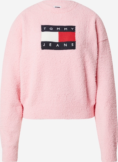 Tommy Jeans Kampsun meresinine / roosa / punane / valge, Tootevaade