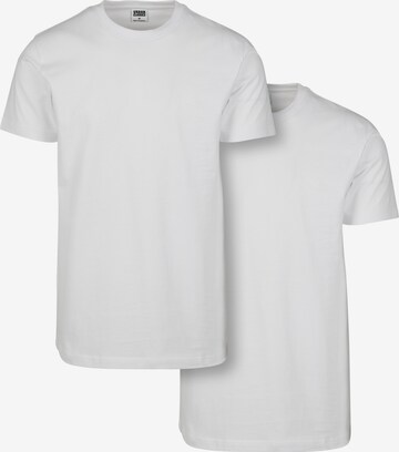 T-Shirt Urban Classics en blanc : devant