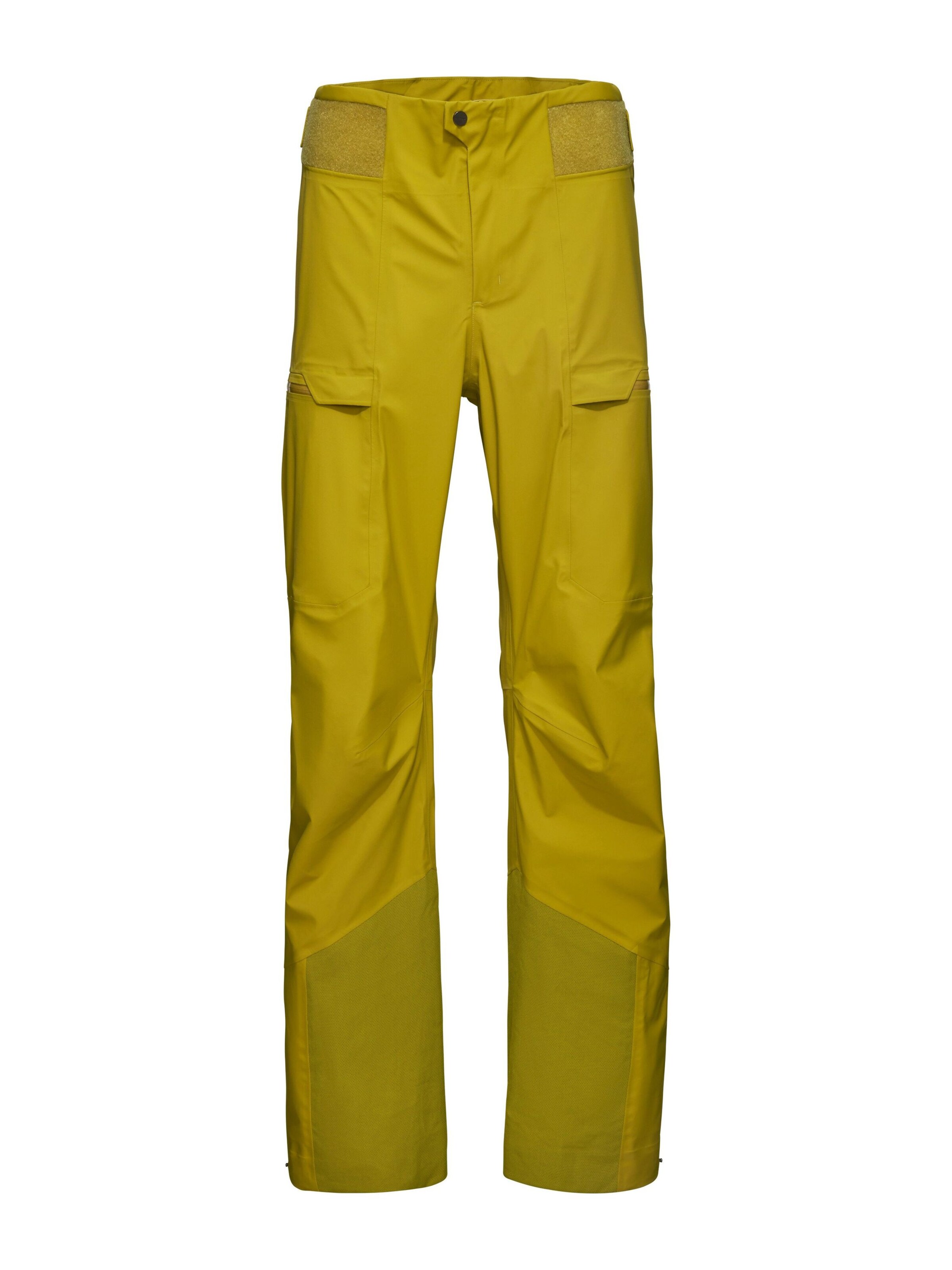 MAMMUT Regular Outdoor Pants in Yellow: front