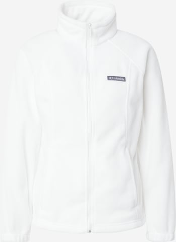 Veste en polaire fonctionnelle 'Benton Springs' COLUMBIA en blanc : devant