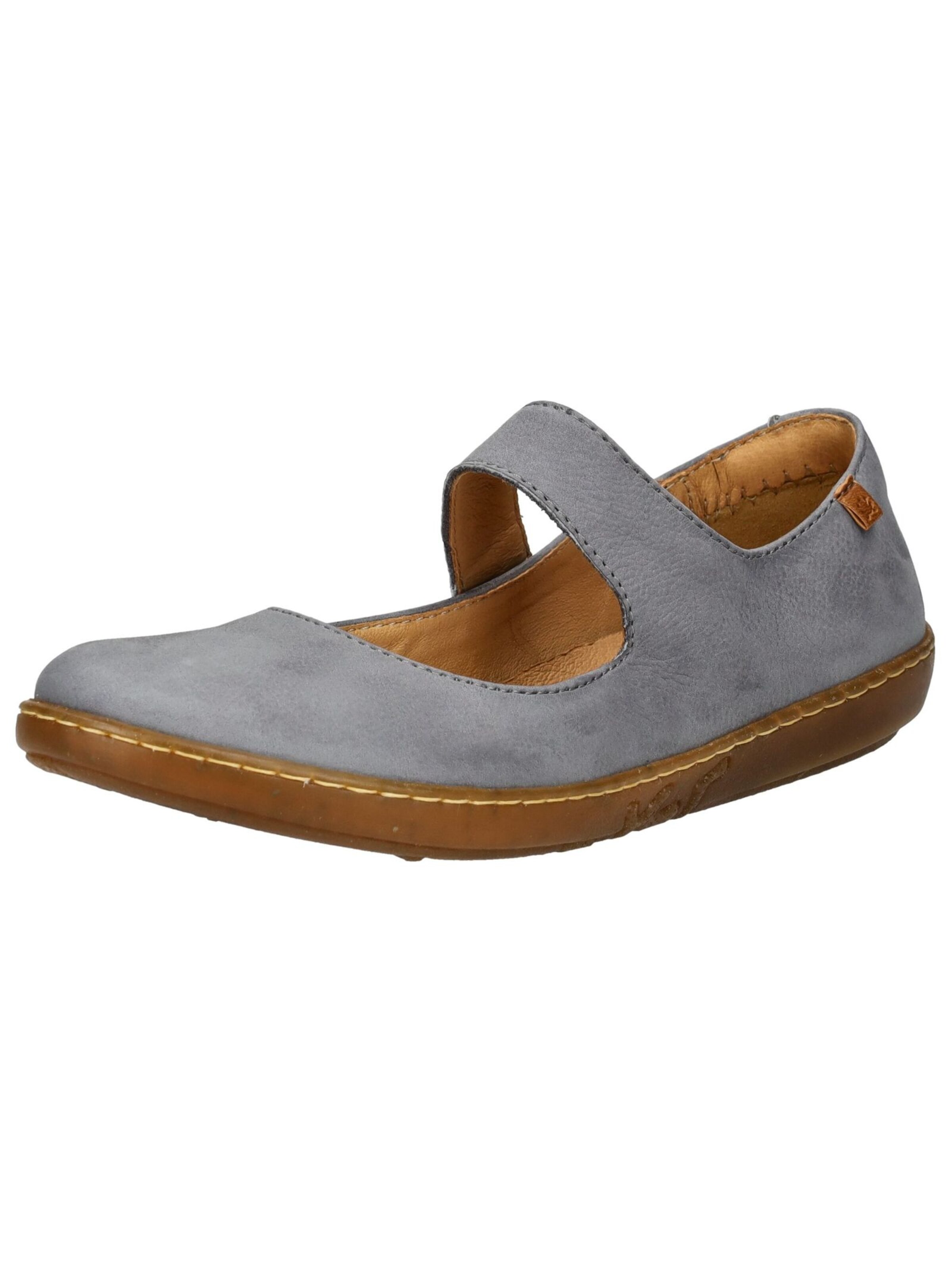 Ballerines à lanières EL NATURALISTA en bleu : devant