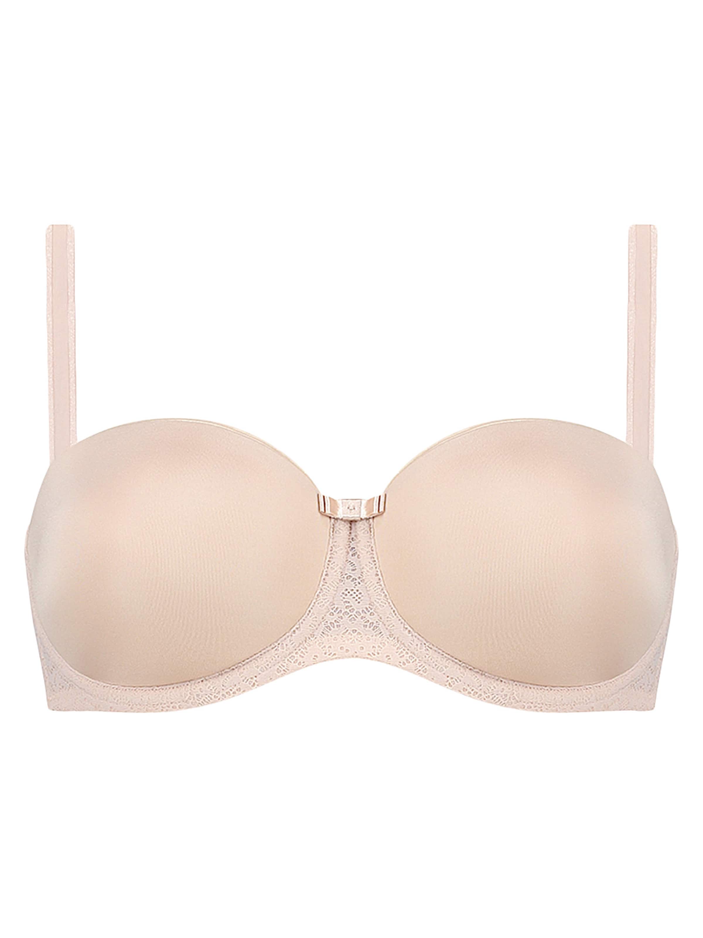 TRIUMPH Bandeau Bra 'Beauty-Full Essential' in Beige: front